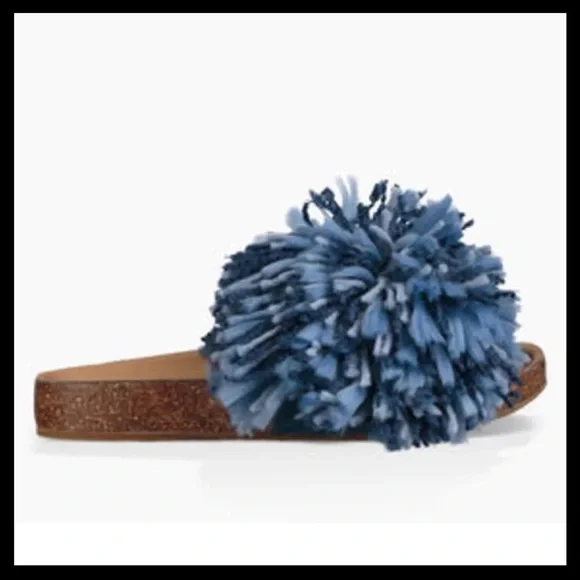 UGG Cindi Blue Yarn SandalsHard To Find - Picture 3 of 8